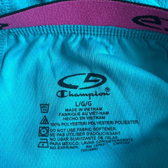 Champion Blue Stretch Leggings, L - Picture 4 of 4